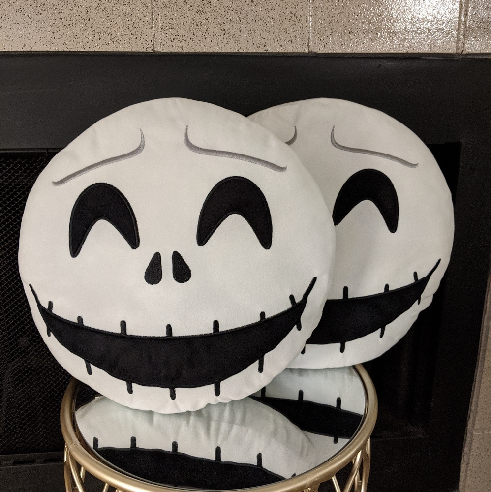 Jack skellington 2 face pillows
